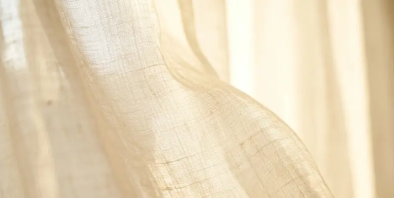 Sheer Linen Fabric · Close-up