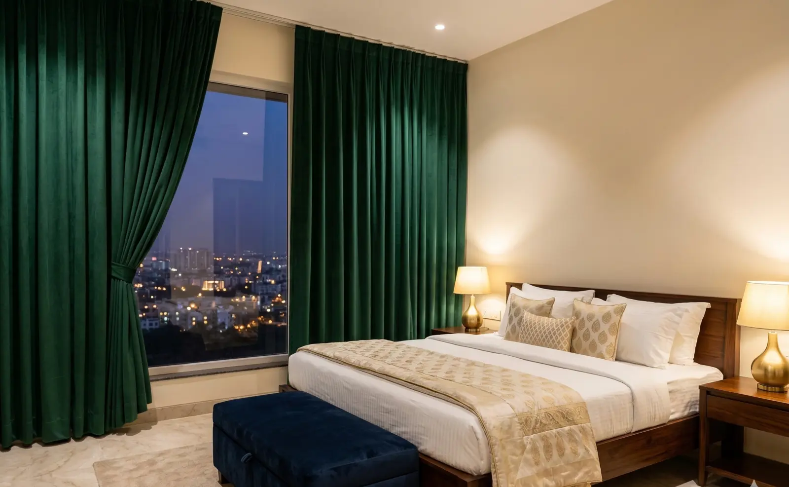 Emerald Velvet · Master Bedroom