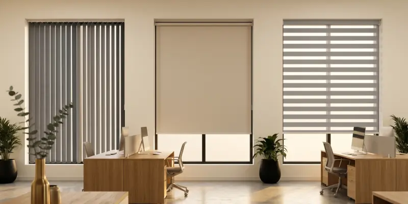 Office Solutions · Vertical + Roller + Zebra