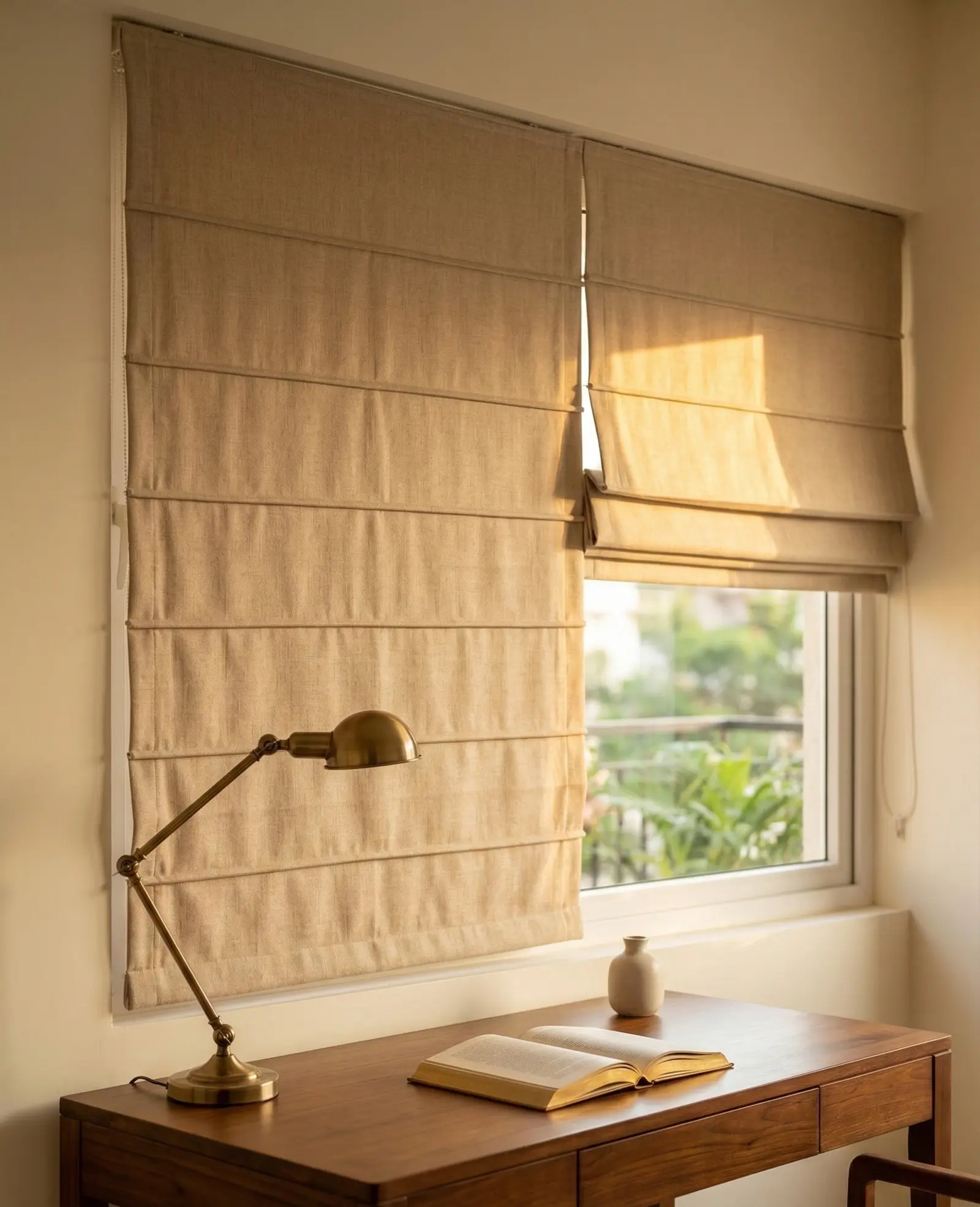 Natural Linen Roman · Breakfast Nook