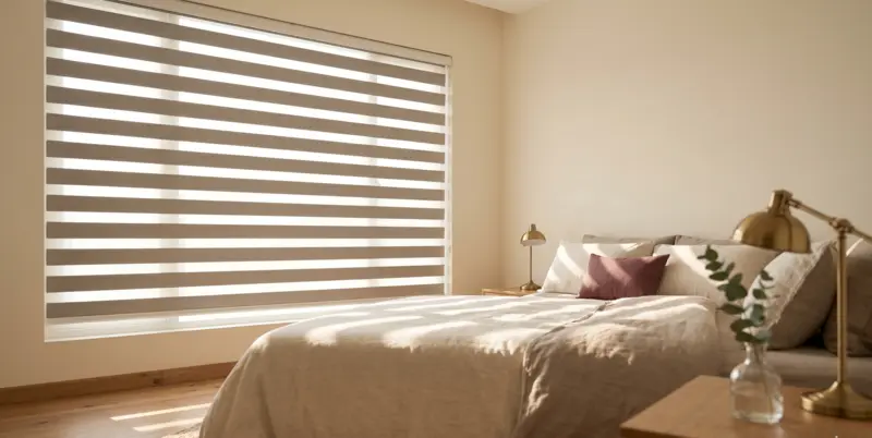 Zebra Day-Night Blind · Bedroom